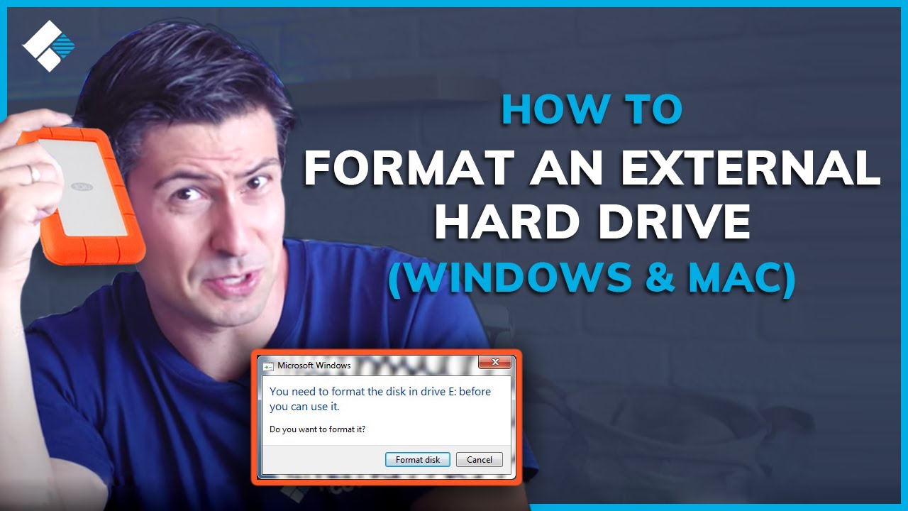 format a hard drive for windows and mac